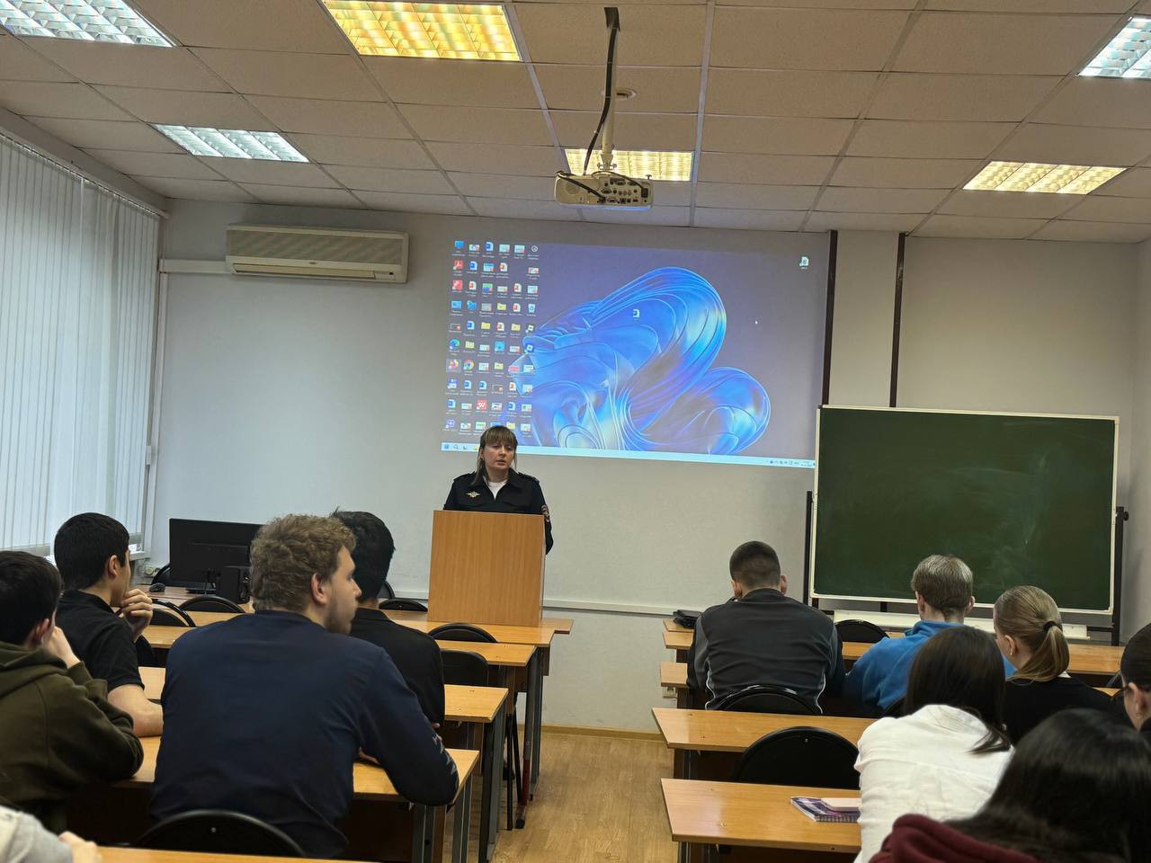 Встреча – беседа с представителем  правоохранительных органов