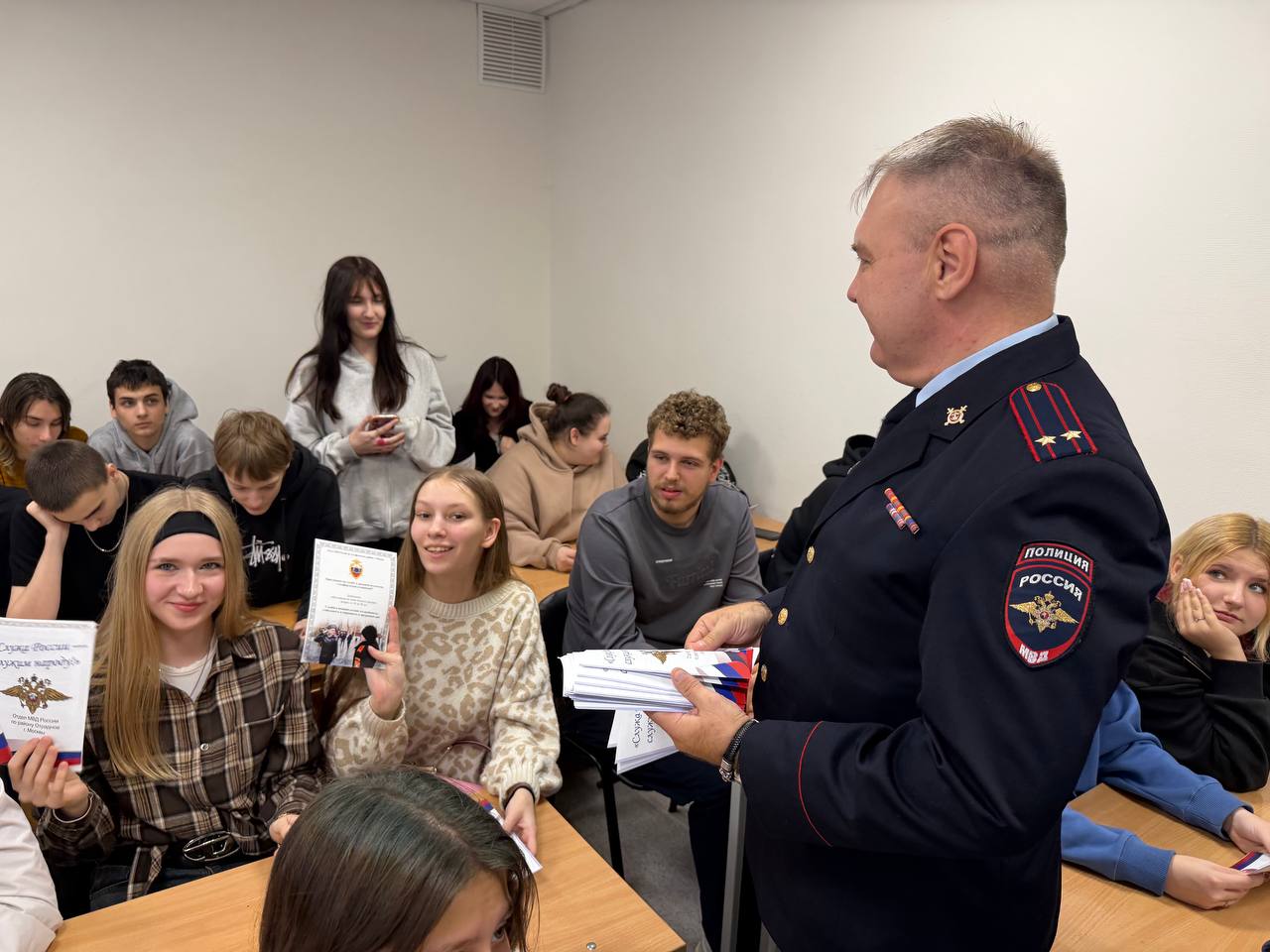 Встреча студентов с представителями  правоохранительных органов